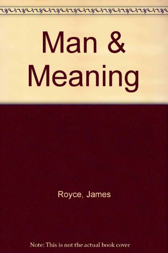 9780070541672: Title: Man and Meaning