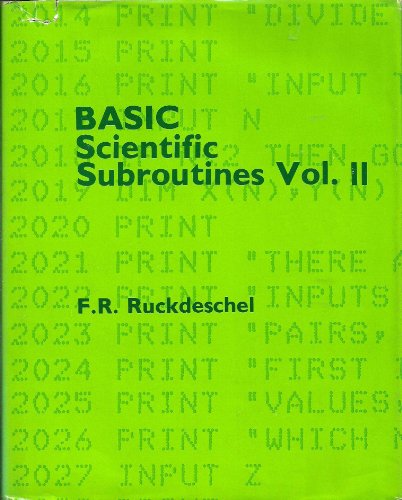 9780070542020: Basic Scientific Subroutines: v. 2