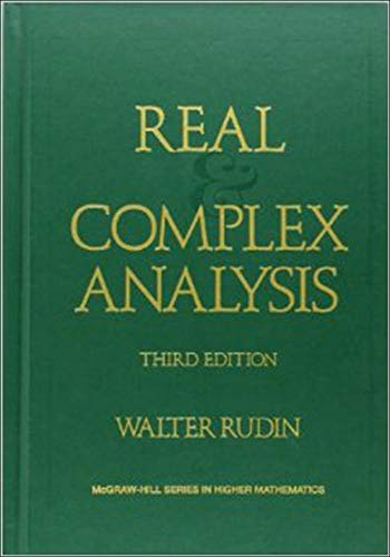 9780070542341: Real and Complex Analysis (HIGHER MATH)