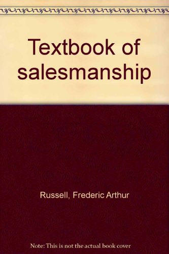 9780070543348: Textbook of salesmanship