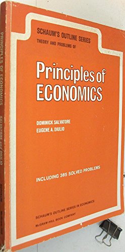 Imagen de archivo de Schaum's Outline of Principles of Economics (Schaum's Outlines), 2nd edition a la venta por BookDepart