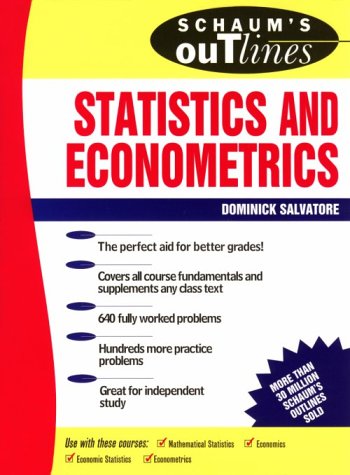 Beispielbild fr Schaum's Outline of Statistics and Econometrics (Schaum's Outline S.) zum Verkauf von AwesomeBooks