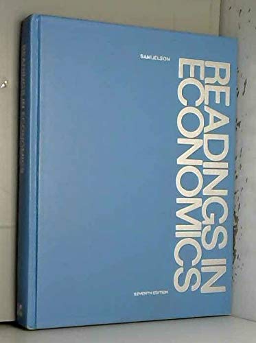 Readings in Economics - Samuelson, Paul Anthony
