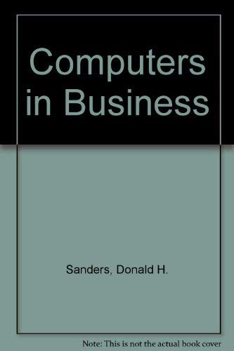 Imagen de archivo de Computers in Business: An Introduction a la venta por BookHolders