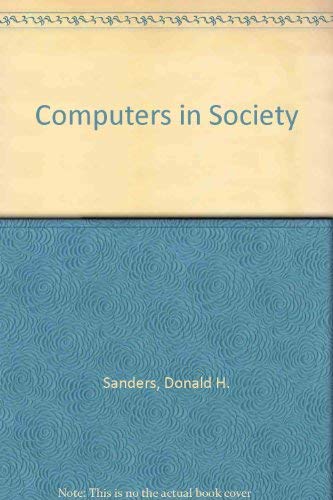 Beispielbild fr Computers in Society zum Verkauf von Wonder Book