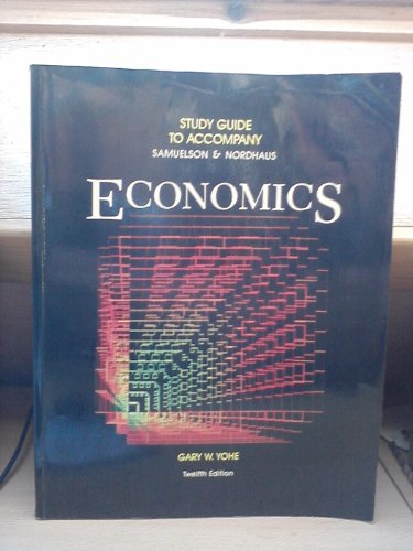 Stock image for Economics 12/E Study Gd for sale by ThriftBooks-Atlanta