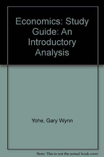 9780070547995: Study Guide (Economics: An Introductory Analysis)