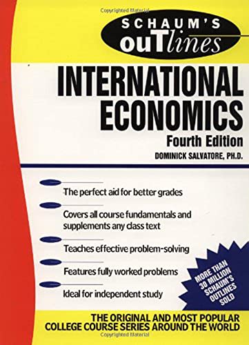 Imagen de archivo de Schaum's Outline of International Economics a la venta por Better World Books