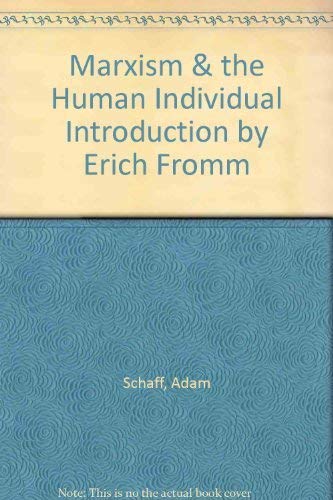 Beispielbild fr Marxism and the Human Individual. zum Verkauf von ThriftBooks-Dallas