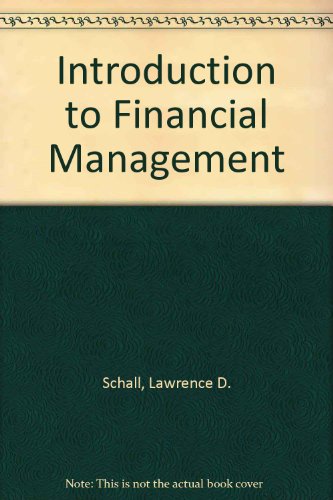 Stock image for Introduction to Financial Management (McGraw-Hill Series in Finance) for sale by SecondSale