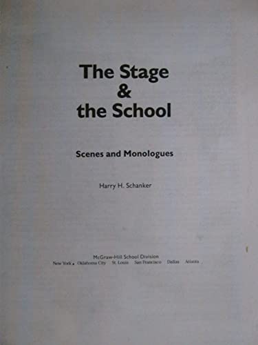 9780070551718: Stage & School Scenes& Monologues