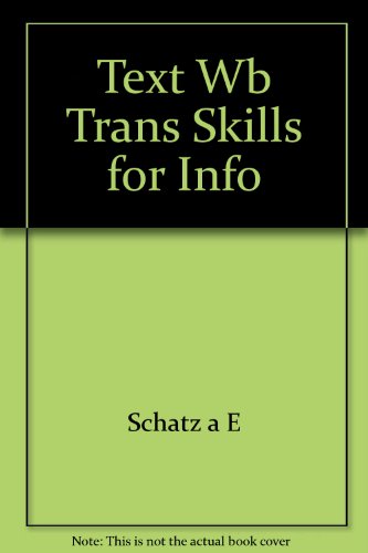 9780070552067: Text Wb Trans Skills for Info