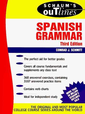 Beispielbild fr Schaum's Outline of Spanish Grammar (Schaum's Outline Series) zum Verkauf von Wonder Book