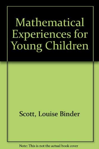Stock image for Mathematical experiences for young children: A resource book for kindergarten and primary teachers for sale by HPB-Red