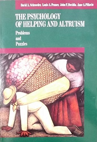 Imagen de archivo de The Social Psychology of Helping And Altruism a la venta por SecondSale