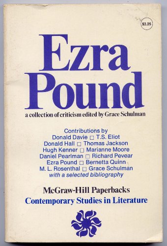 Stock image for Ezra Pound for sale by Hammonds Antiques & Books