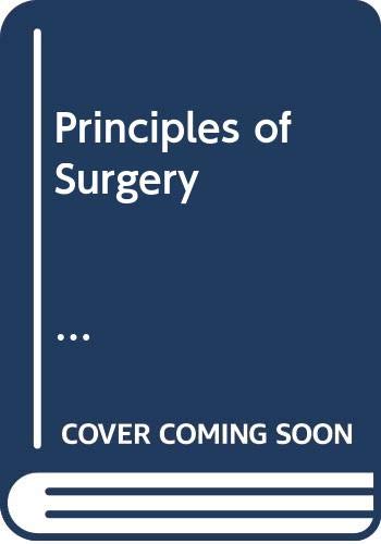 9780070559295: Principles of Surgery: 001