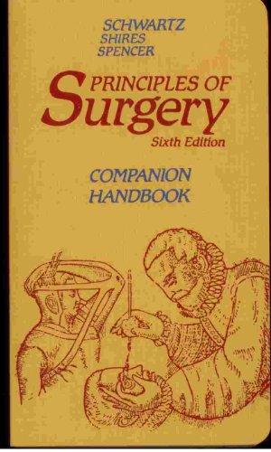 Imagen de archivo de Principles of Surgery: Companion Handbook a la venta por HPB-Red