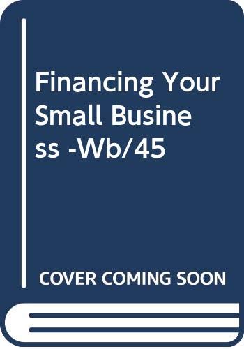 Imagen de archivo de Financing your small business a la venta por Wonder Book