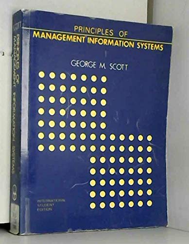 9780070561038: Principles of Management Information Systems