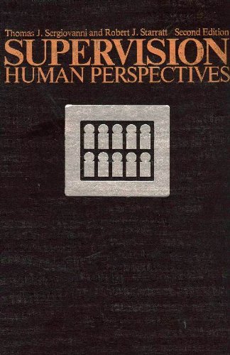 Stock image for Supervision : Human Perspectives for sale by Better World Books