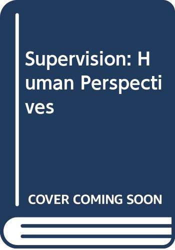 Stock image for Supervision: Human Perspectives for sale by HPB-Red
