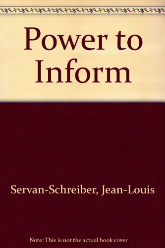 Beispielbild fr Power to Inform - Media: The Business of Information zum Verkauf von Wonder Book