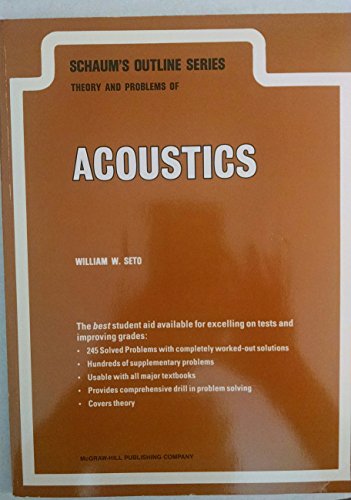 9780070563285: Acoustics