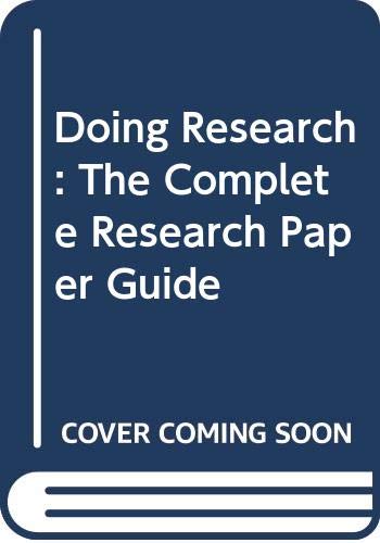 9780070563513: The Complete Research Paper Guide