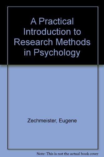 9780070564855: A Practical Introduction to Research Methods in Psychology