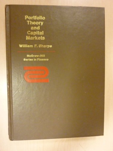 9780070564879: Portfolio Theory and Capital Markets