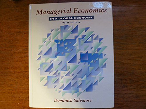 9780070571150: Managerial Economics Ina Global Economy