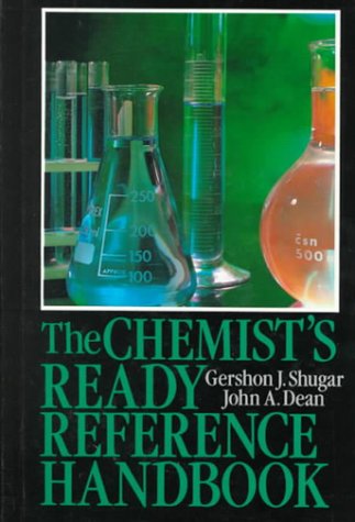 Stock image for The Chemists Ready Reference Handbook for sale by Green Street Books