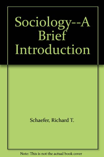 Beispielbild fr Sociology - A Brief Introduction zum Verkauf von Better World Books