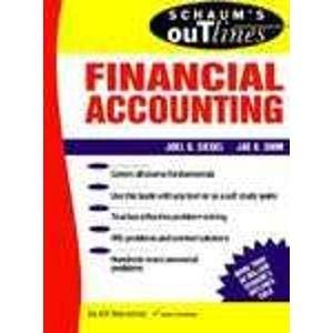 Beispielbild fr Schaum's Outline of Financial Accounting zum Verkauf von Better World Books