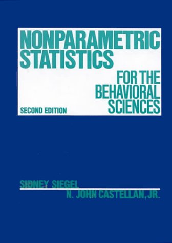 Beispielbild fr Nonparametric Statistics for The Behavioral Sciences zum Verkauf von BooksRun