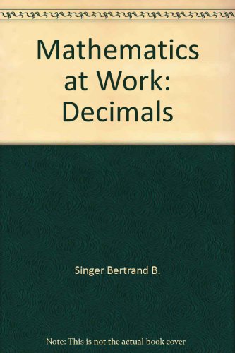 Stock image for Mathematics at Work: Decimals for sale by BookDepart