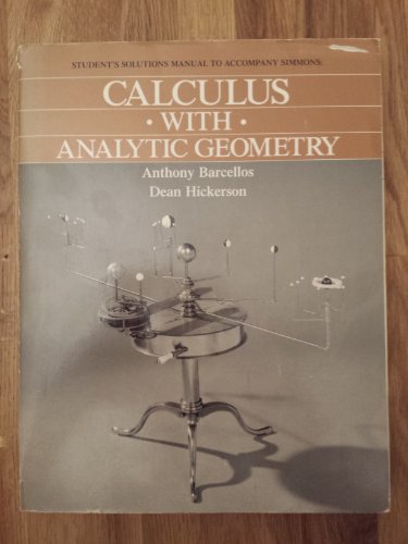 9780070575295: Calculus with Analytic Geometry