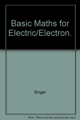 9780070575424: Basic Maths for Electric/Electron.