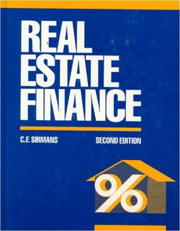 Stock image for Real Estate Finance for sale by Better World Books