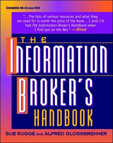 9780070578715: The Information Broker's Handbook