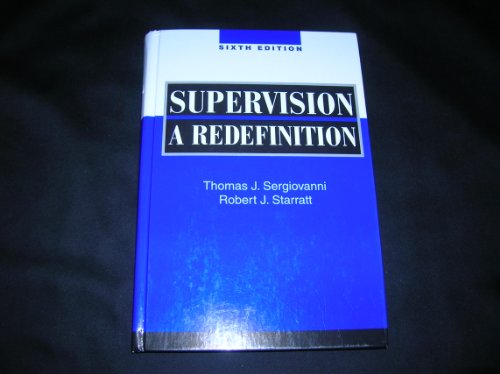 Beispielbild fr Supervision: A Redefinition zum Verkauf von Wonder Book
