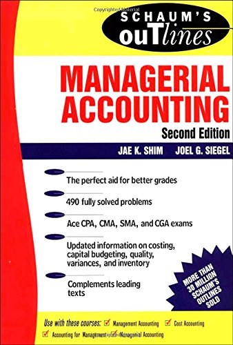 9780070580411: Schaum's Outline of Managerial Accounting
