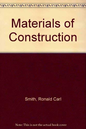 9780070584778: Materials of construction