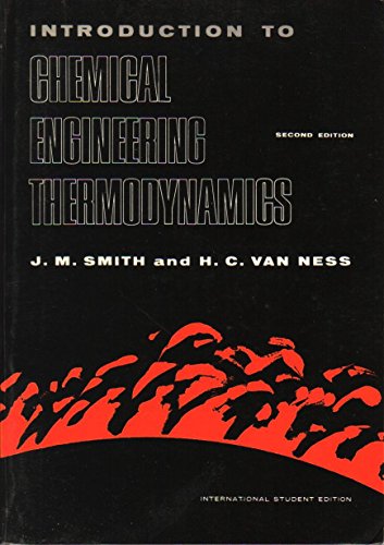 9780070586994: Introduction to Chemical Engineering Thermodynamics (Chemical Engineering S.)