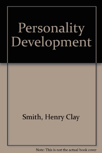 Stock image for Personality Development for sale by Better World Books