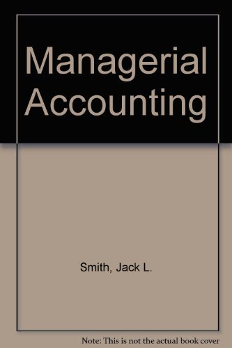 Imagen de archivo de Managerial Accounting a la venta por Better World Books