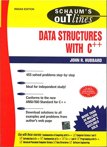 9780070590250: Schaums Outline of Data Structures with C++