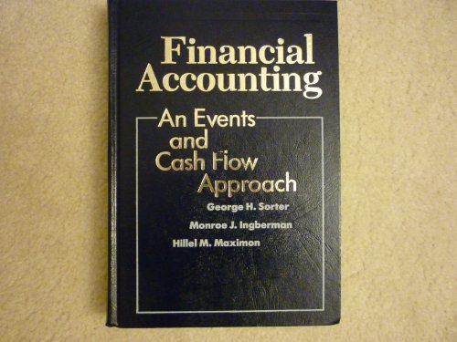 Stock image for Financial Accounting : Events and Cash Flow Approach for sale by Better World Books: West