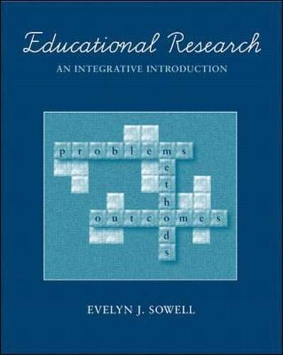 9780070598171: Educational Research: An Integrative Introduction